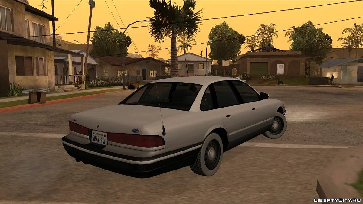 Ford Crown Victoria 1995 - шестиместный автомобиль / GTA San Andreas