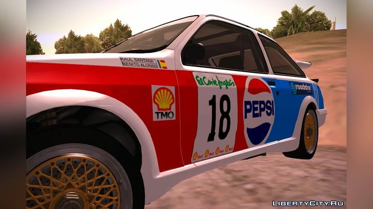 1986 Ford Sierra RS Cosworth - Pepsi Edition / GTA San Andreas