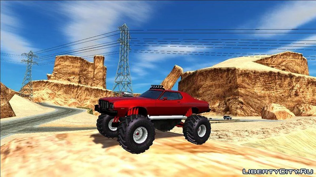 Ford Gran Torino Monster Truck 1975 / GTA San Andreas