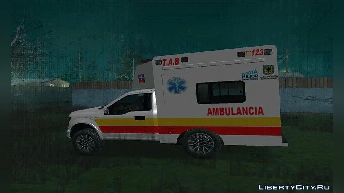 FORD F150 (ambulancia de bogota) / GTA San Andreas