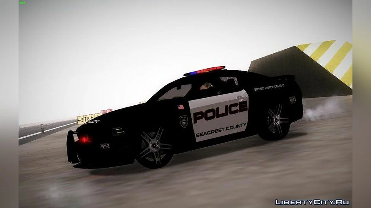 Ford Mustang Boss 302 2013 Police + Скин девушки копа / GTA San Andreas