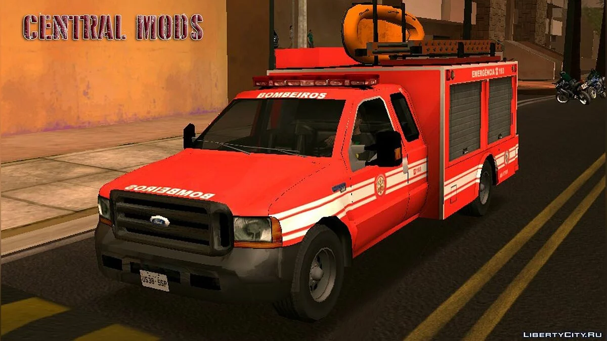 Ford F4000 - пожарная служба / GTA San Andreas