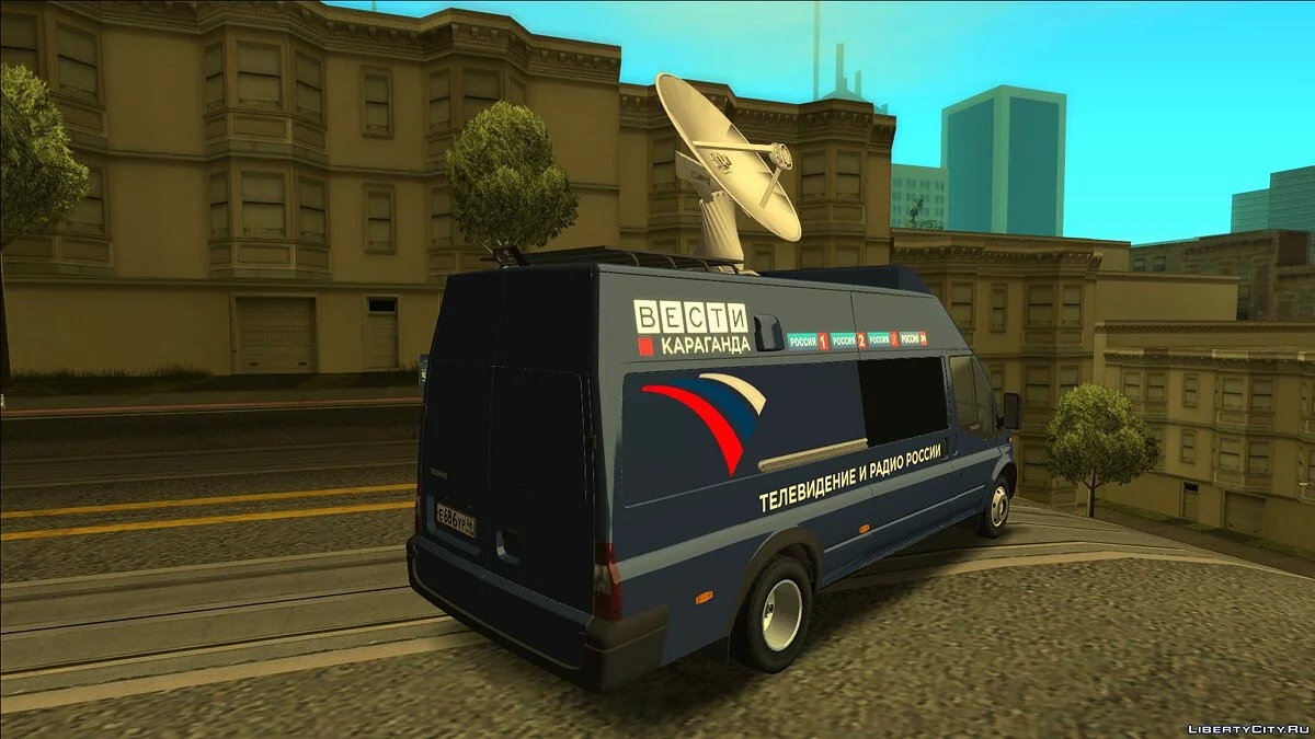 Ford Transit в цветографике «ВЕСТИ» / GTA San Andreas