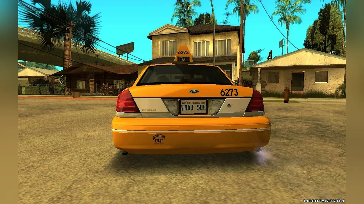 2003 Ford Crown Victoria Taxi Downtown Cab v1.0 / GTA San Andreas