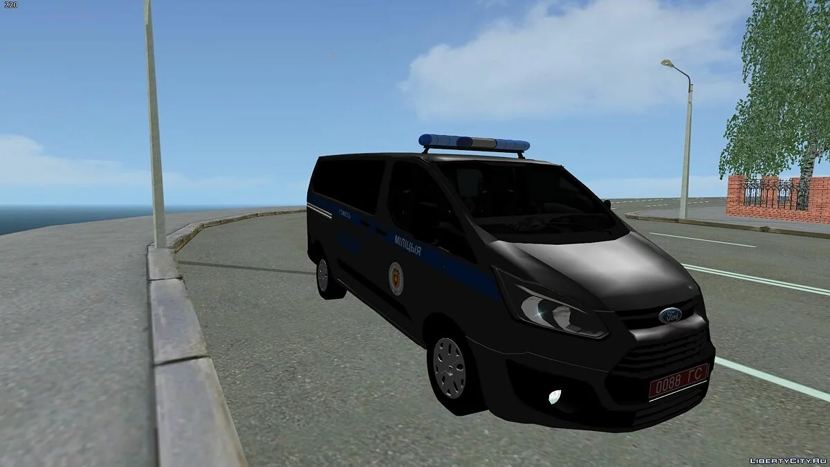 Ford Transit 16 Custom — оперативно-дежурная служба МВД Республики Беларусь / GTA San Andreas