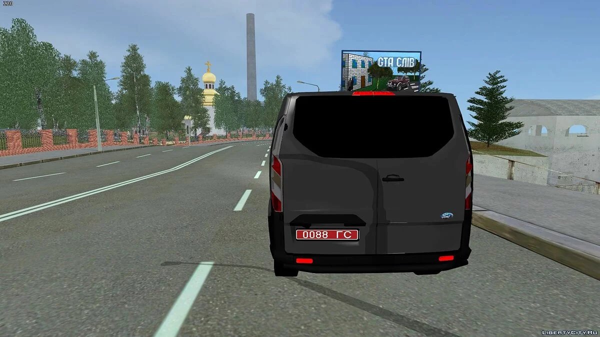 Ford Transit 16 Custom — оперативно-дежурная служба МВД Республики Беларусь / GTA San Andreas
