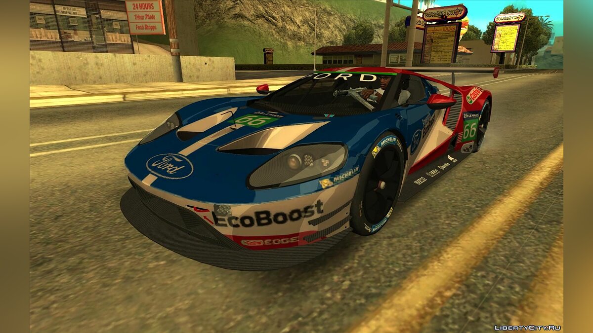 Скачать Ford GT Le Mans 2016-2019 для GTA San Andreas