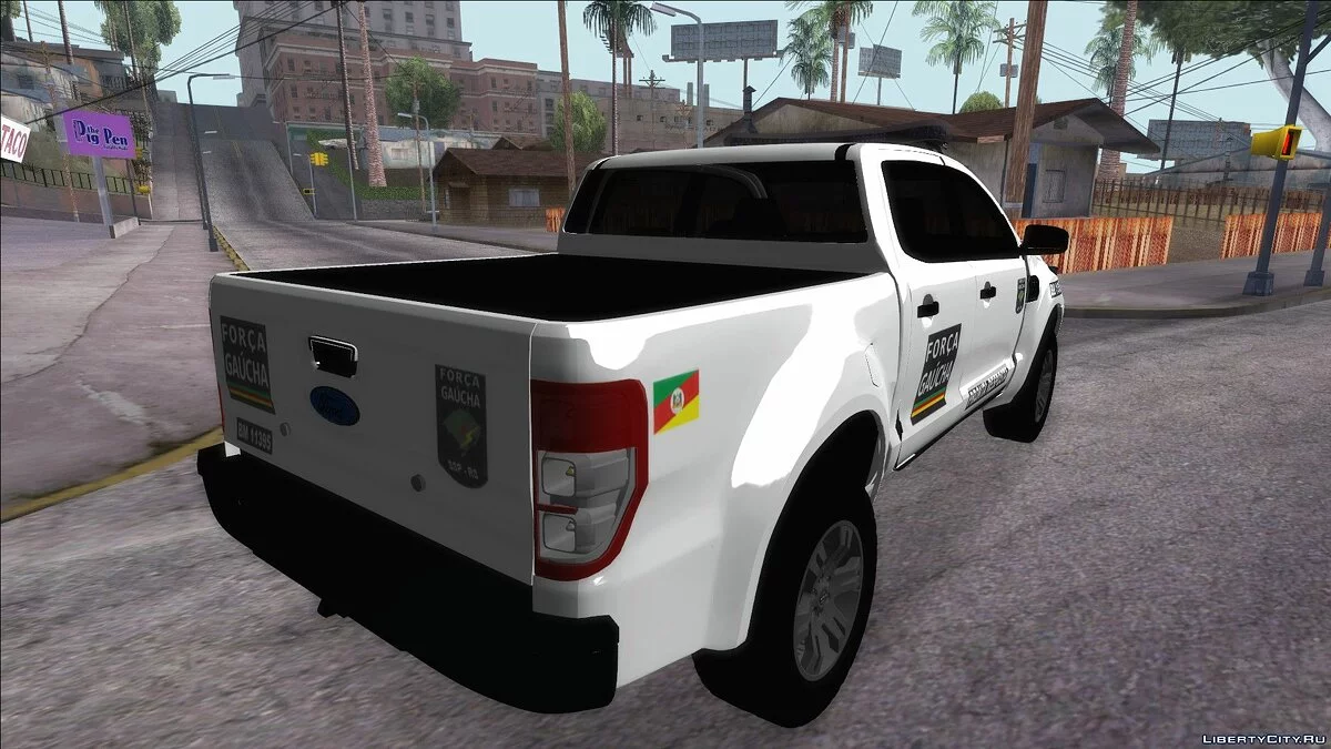 Ford Ranger Brazilian Police (Forca Gaucha) / GTA San Andreas
