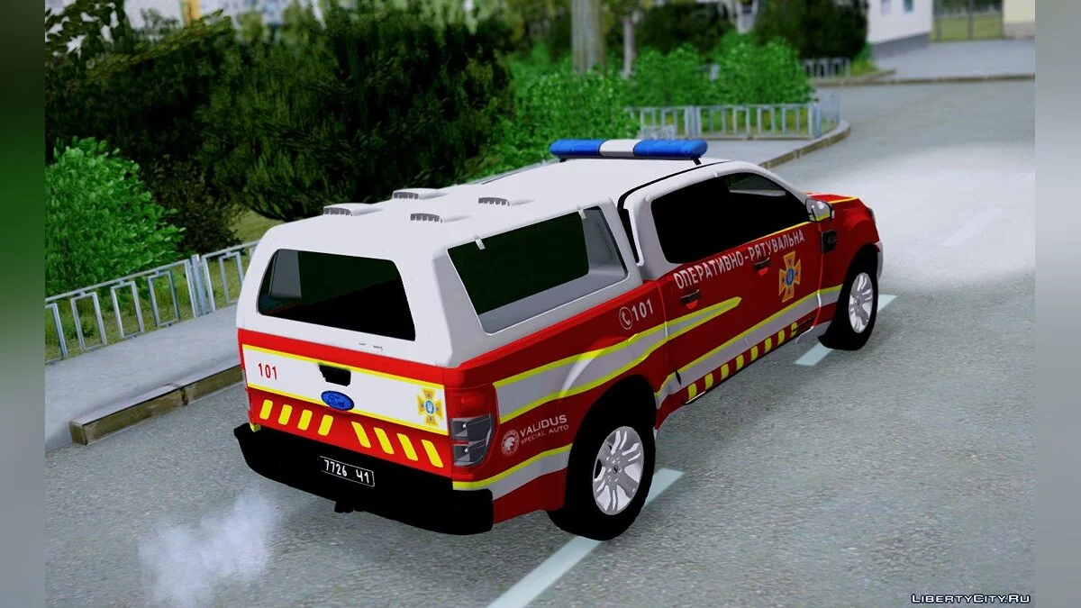 Ford Ranger ДСНС України / GTA San Andreas