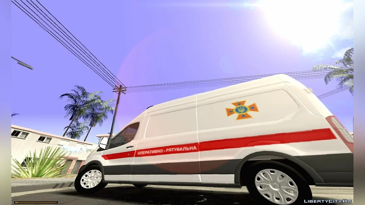 Ford Transit МЧС Украины / GTA San Andreas