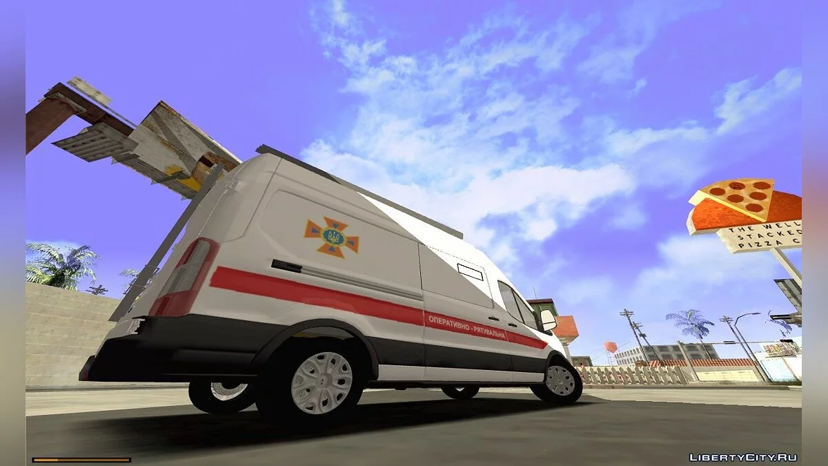 Ford Transit МЧС Украины / GTA San Andreas