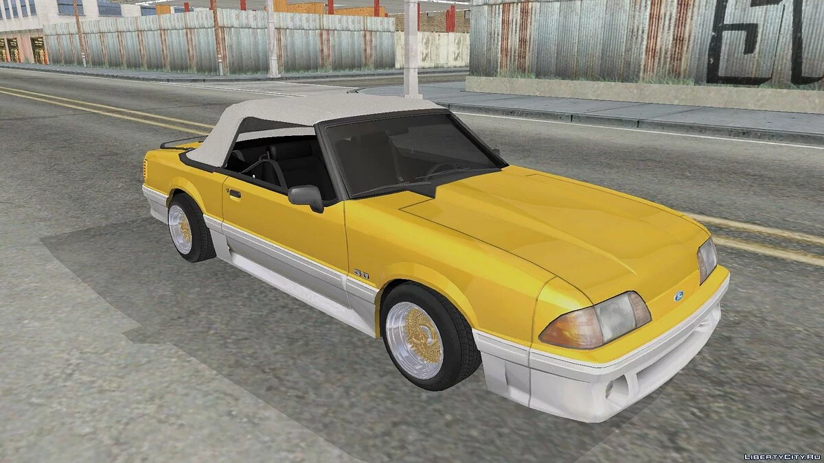 1987 Ford Mustang GT 5.0 Convertible / GTA San Andreas