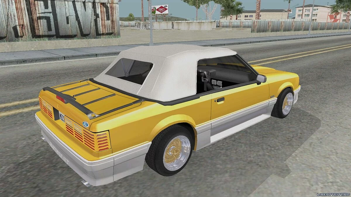 1987 Ford Mustang GT 5.0 Convertible / GTA San Andreas
