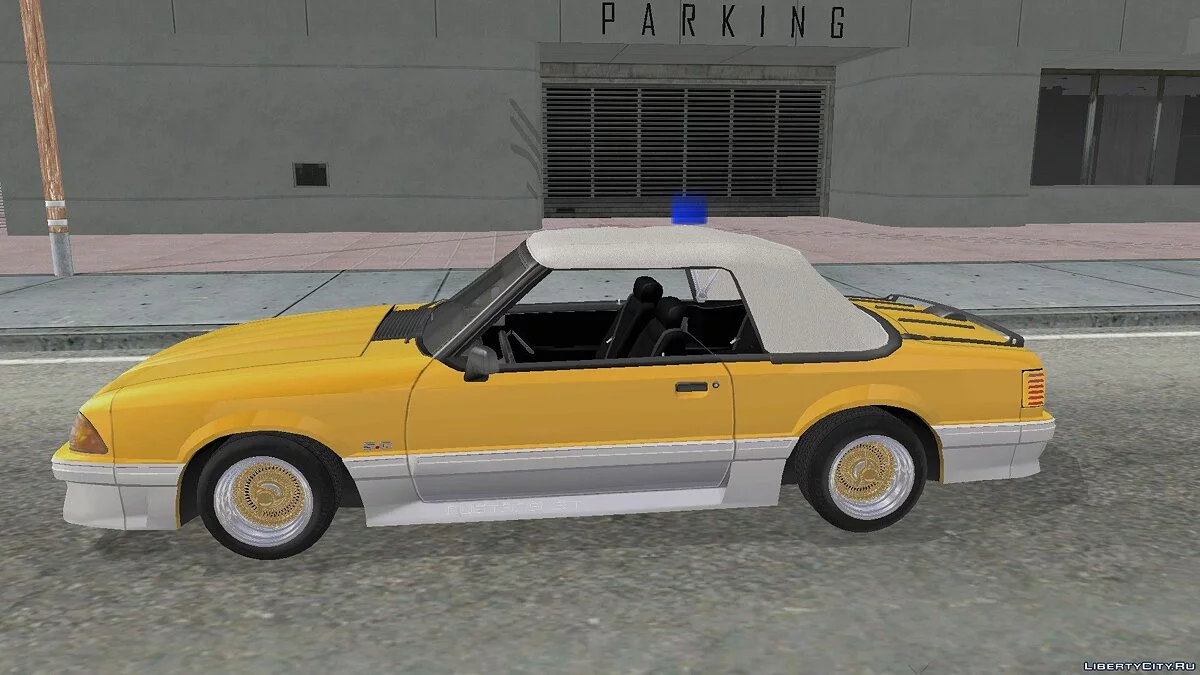 1987 Ford Mustang GT 5.0 Convertible / GTA San Andreas