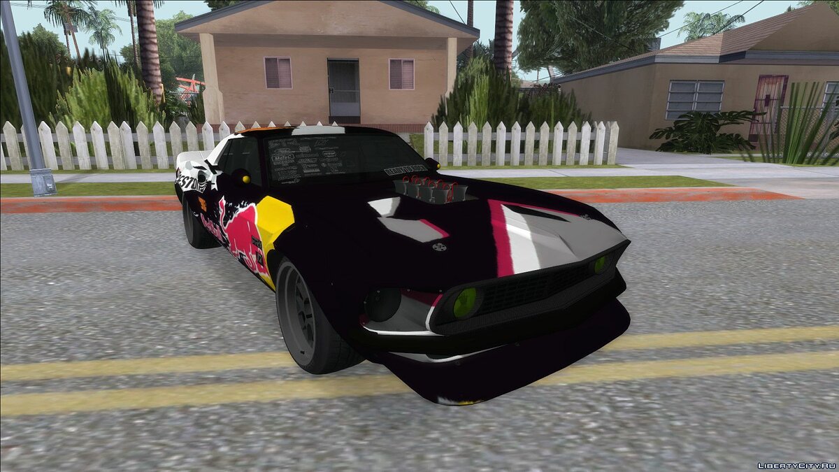 Скачать Ford Mustang RTR RedBull для GTA San Andreas