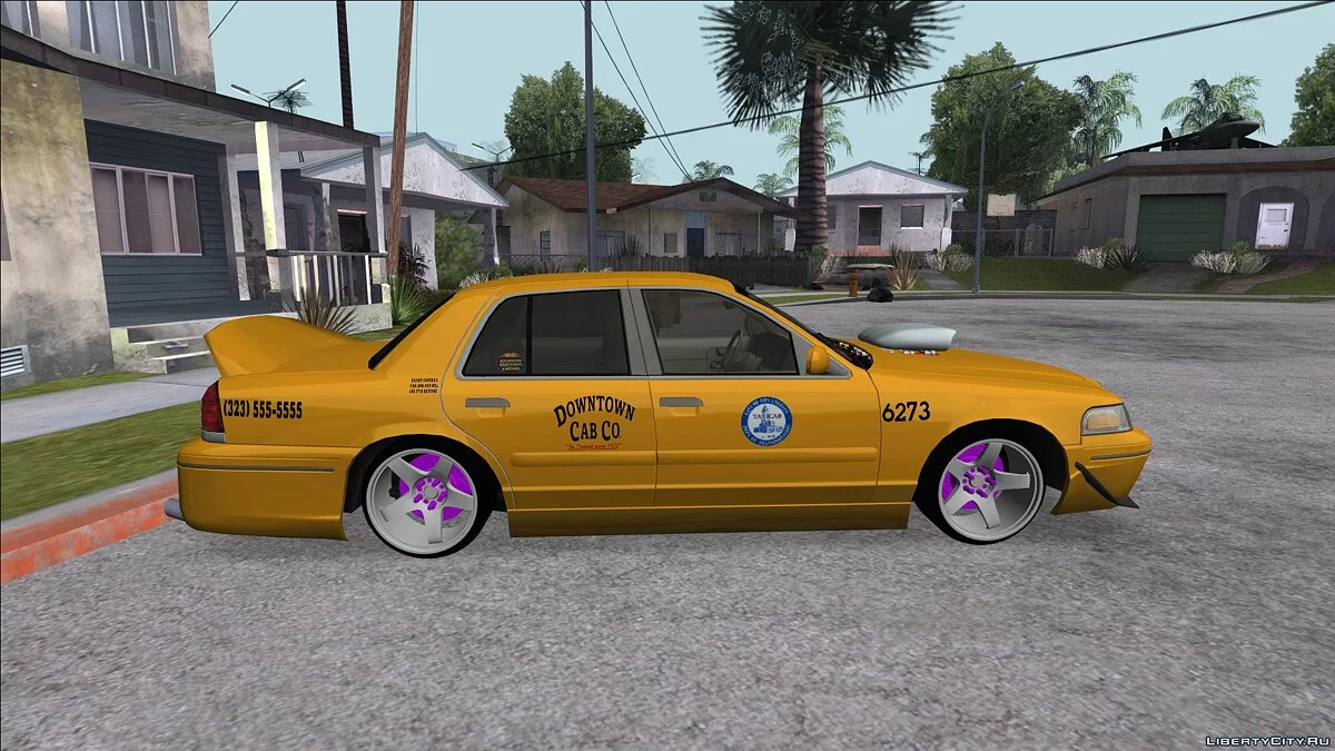 Ford Crown Victoria New York Taxi (Taxi Movie) / GTA San Andreas