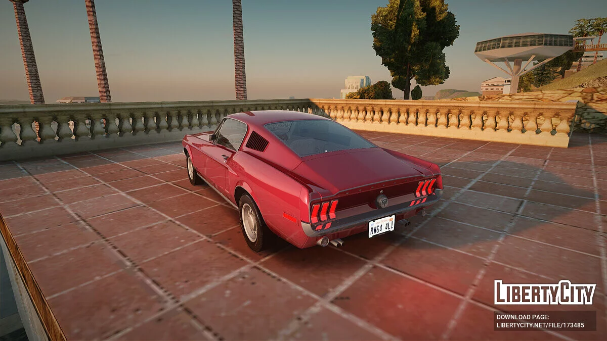 Ford Mustang GT Fastback 390 1968 / GTA San Andreas
