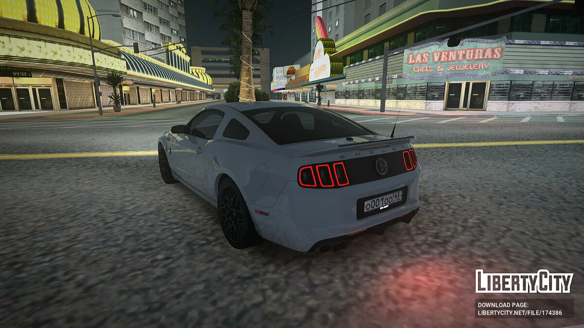 Ford Mustang Shelby GT500 / GTA San Andreas