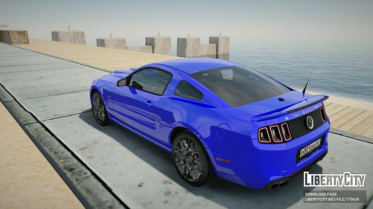 Скачать Ford Mustang Shelby GT500 для GTA San Andreas