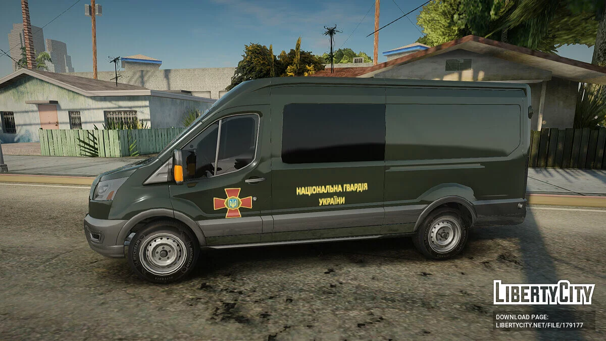 Ford Transit Національна Гвардія України / GTA San Andreas