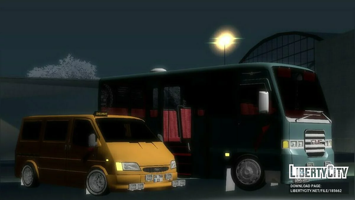Ford Transit Sarı Dolmuş Etiket / GTA San Andreas