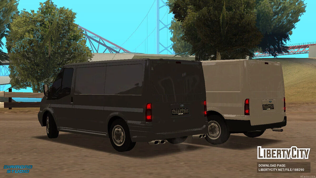 Ford Transit + Тюнинг + CCD / GTA San Andreas