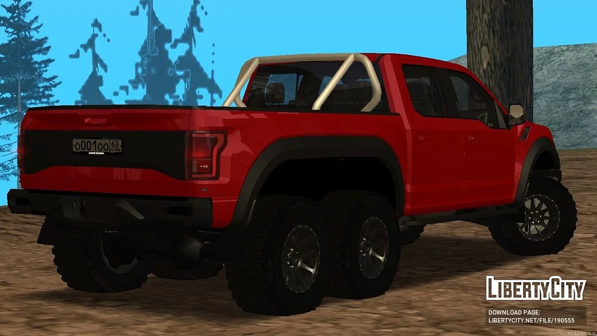 Ford F-150 VelociRaptor 6x6 + CCD / GTA San Andreas
