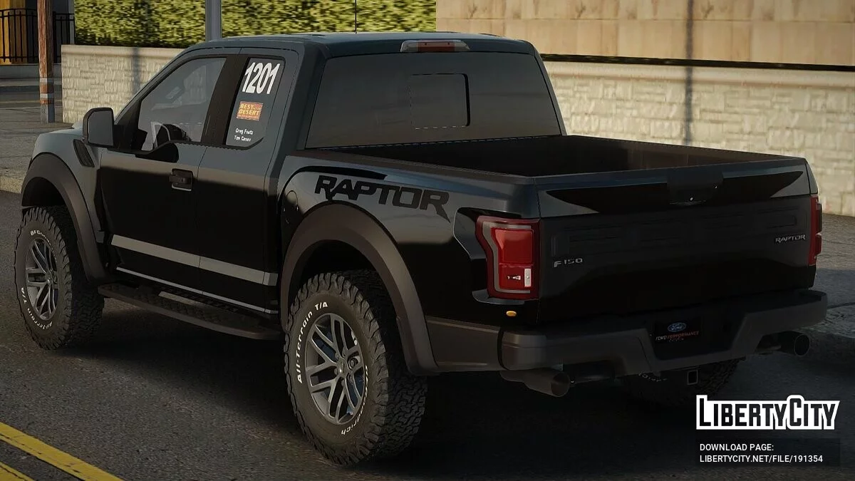 Ford Raptor 2017 Race Truck / GTA San Andreas