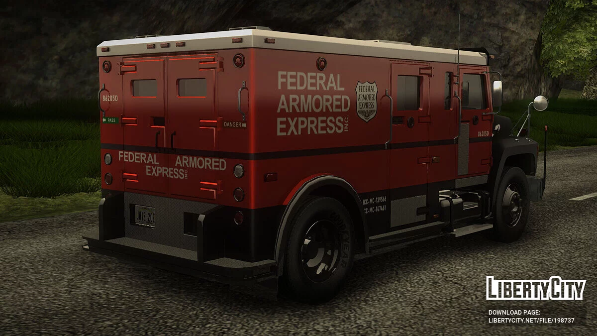 Ford F-800 Medium Duty Armored Truck 1985 / GTA San Andreas