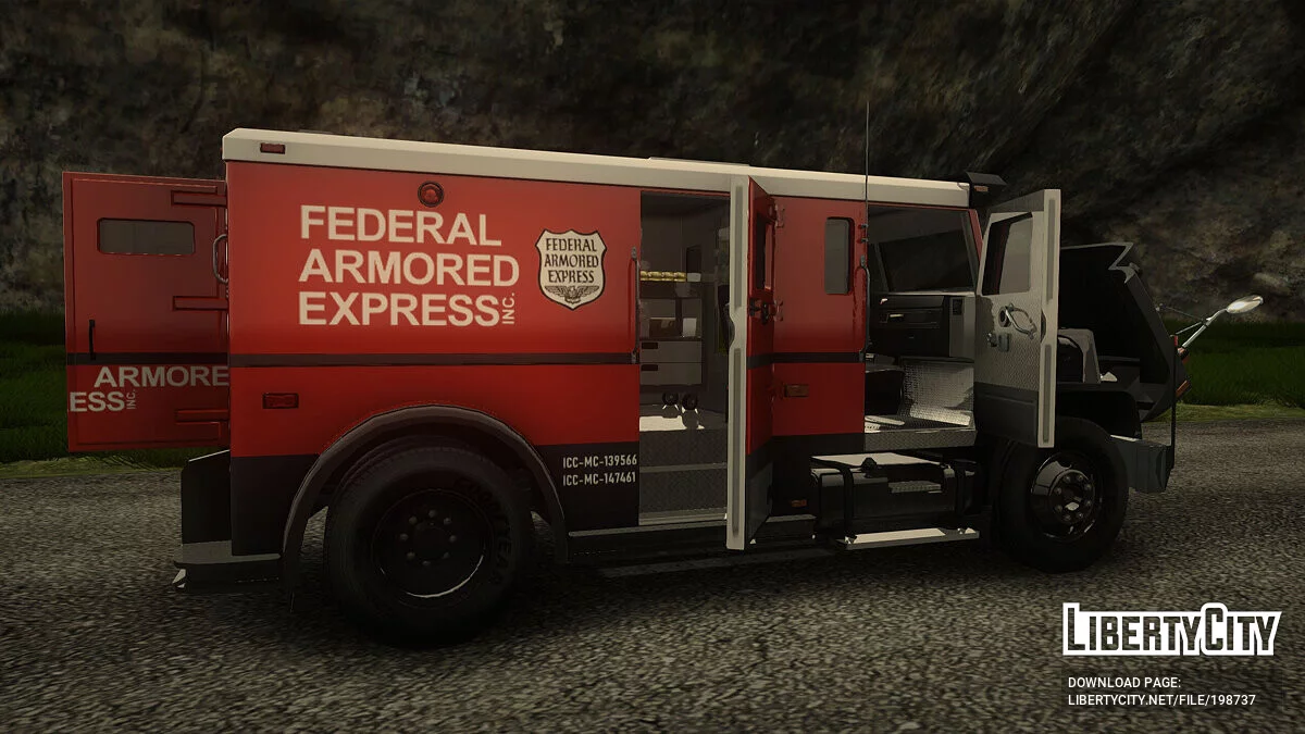 Ford F-800 Medium Duty Armored Truck 1985 / GTA San Andreas