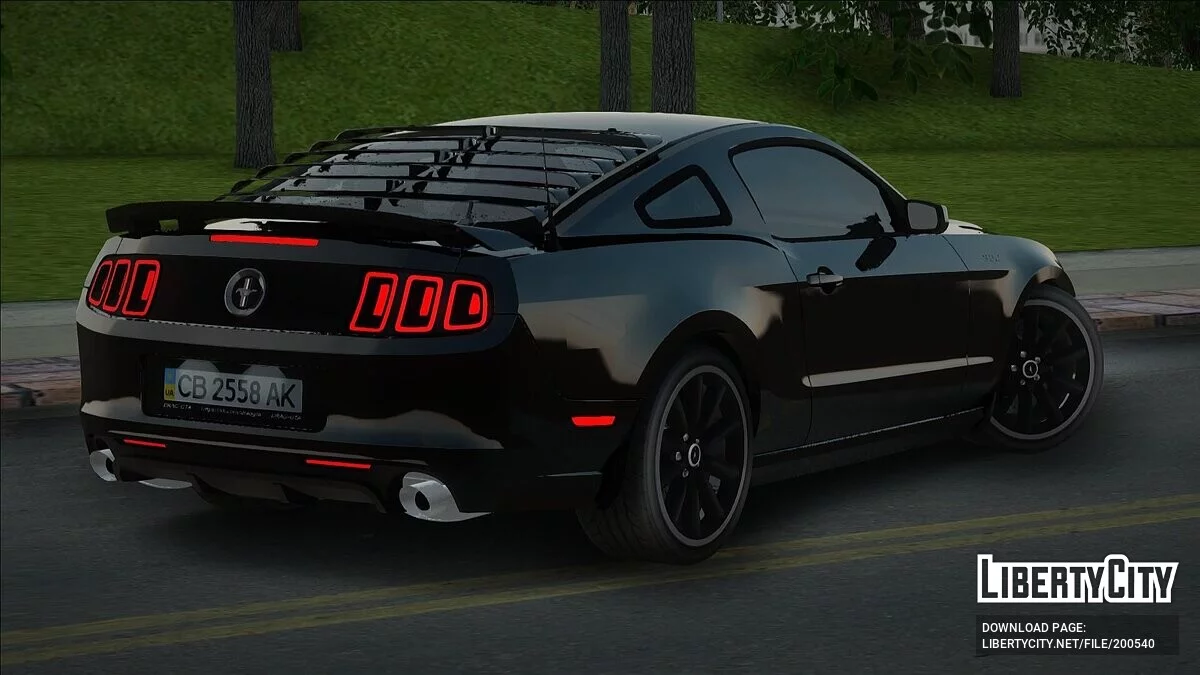 Ford Mustang GT Black / GTA San Andreas