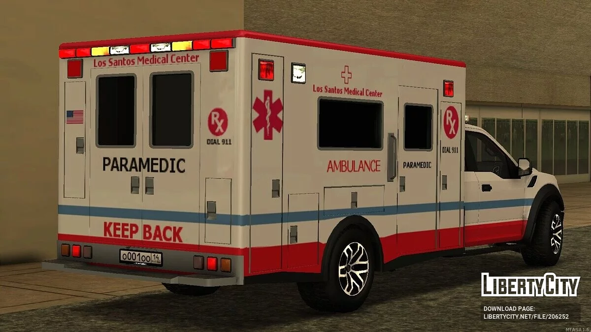 Ford Raptor F-150 Ambulance + CCD / GTA San Andreas