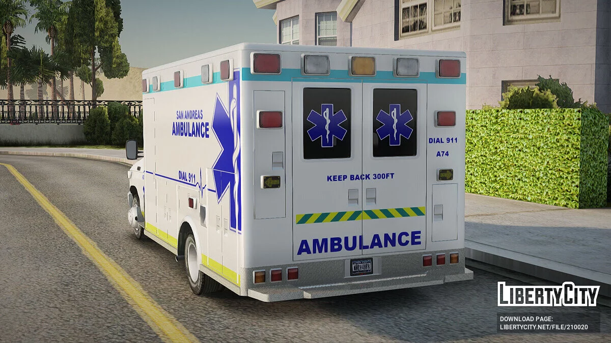 Ford E350 (San Andreas Ambulance) / GTA San Andreas