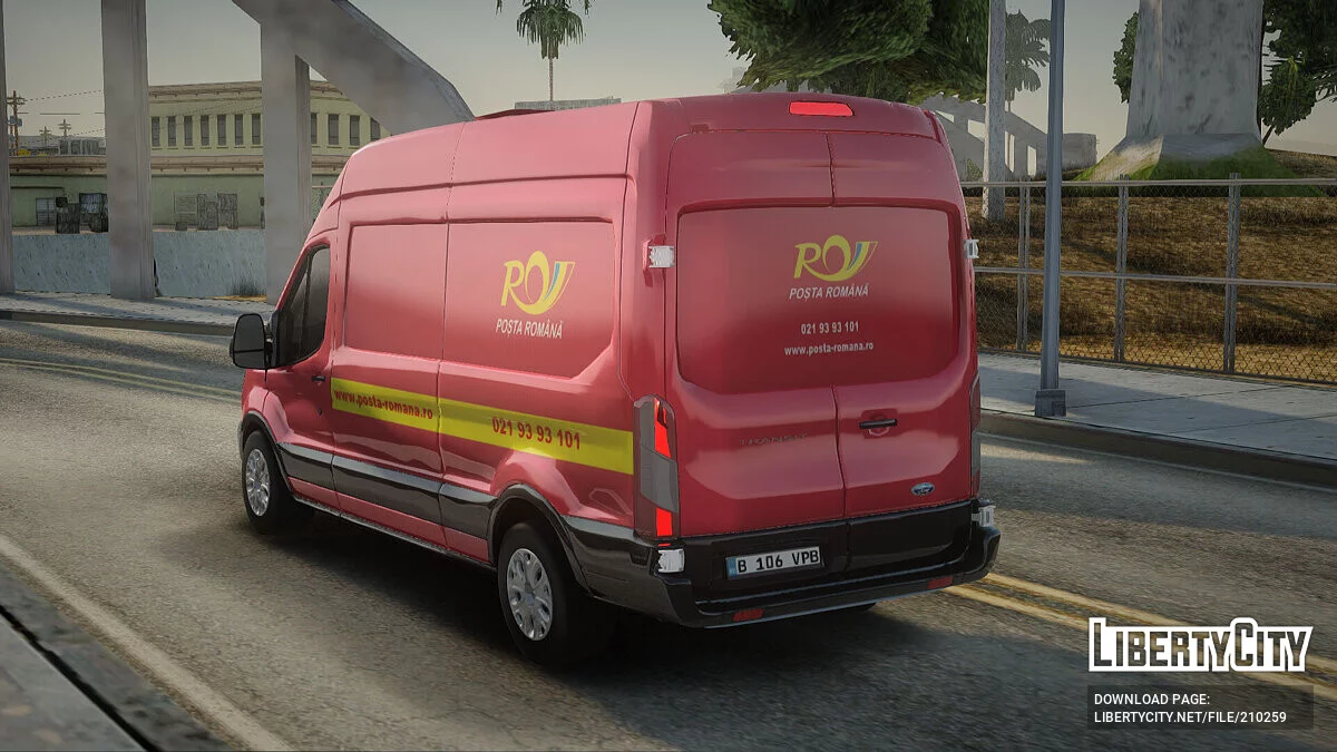 Ford Transit 2018 Posta Romana / GTA San Andreas