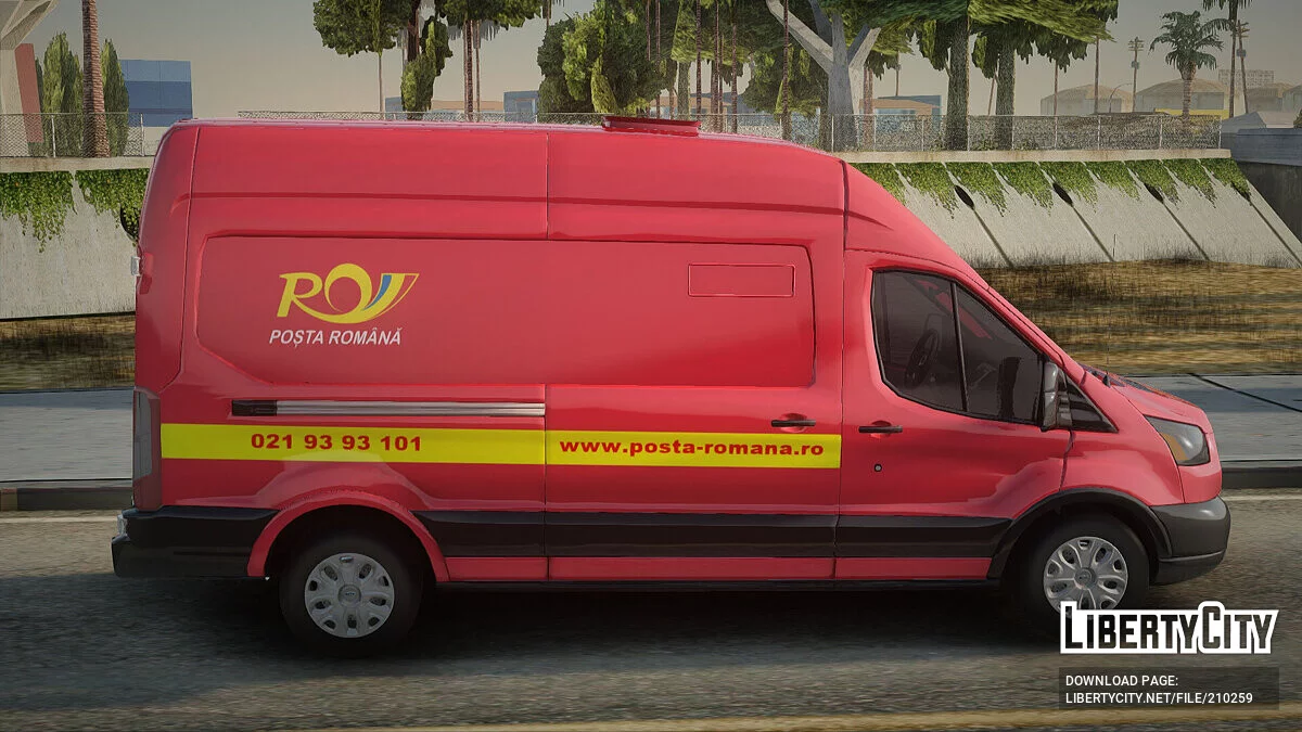 Ford Transit 2018 Posta Romana / GTA San Andreas
