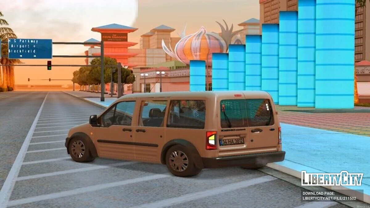 Ford Connect Sivil Polis Aracı / GTA San Andreas