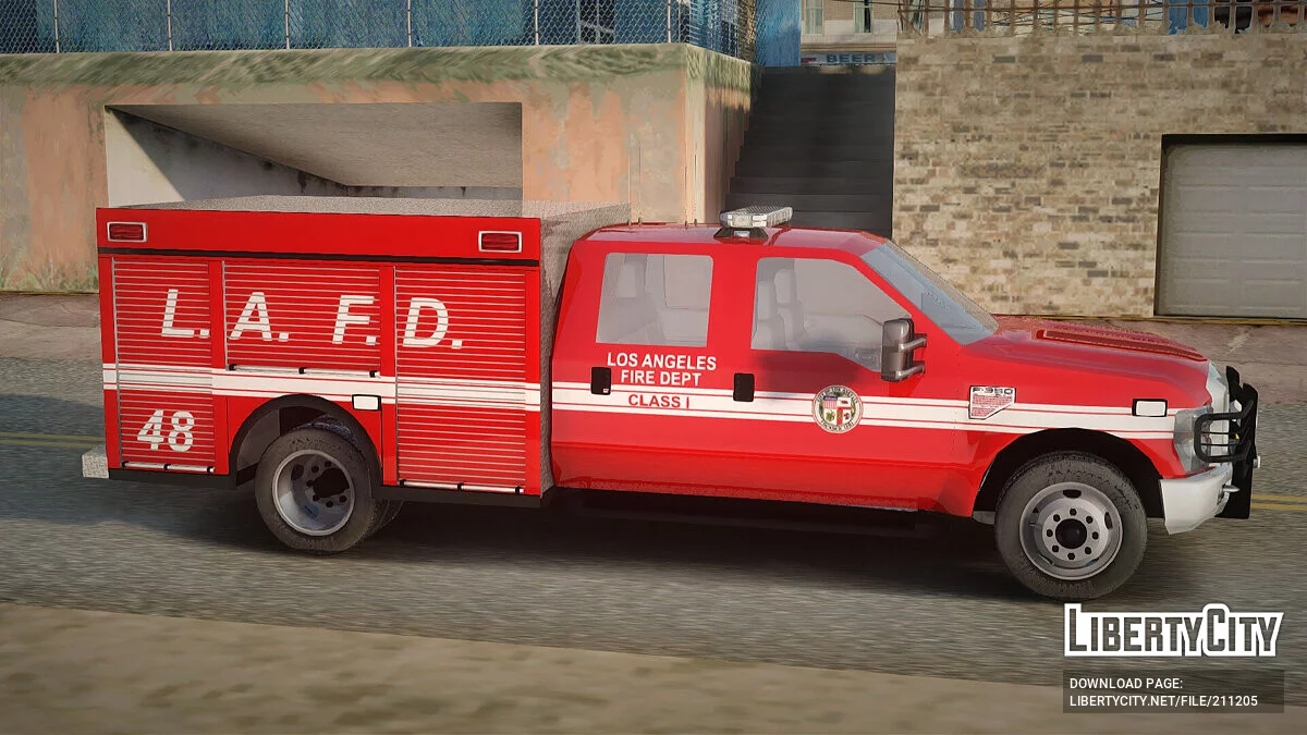 Ford F-350 Super Duty LAFD / GTA San Andreas