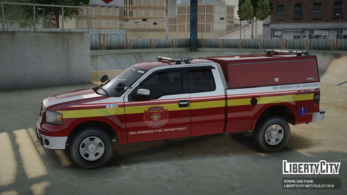 Ford F150 Fire Department Utility 2005 / GTA San Andreas