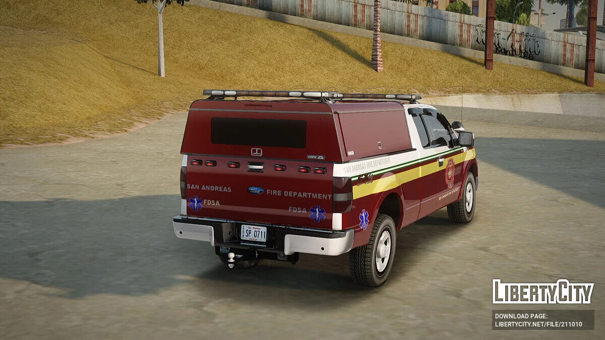 Ford F150 Fire Department Utility 2005 / GTA San Andreas