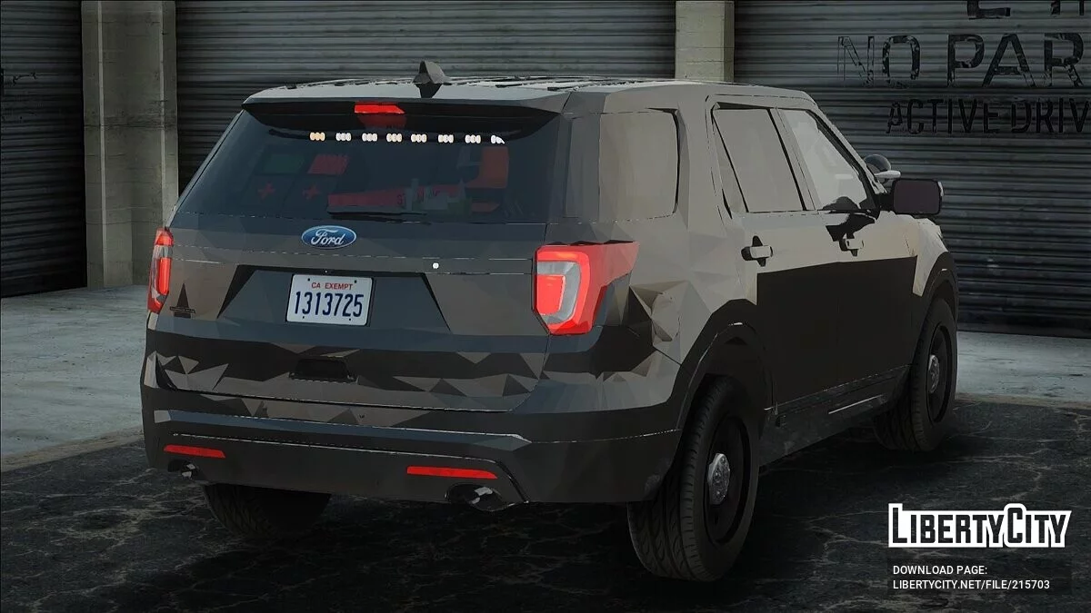 LAPD 2016 Ford Explorer Unmarked / GTA San Andreas