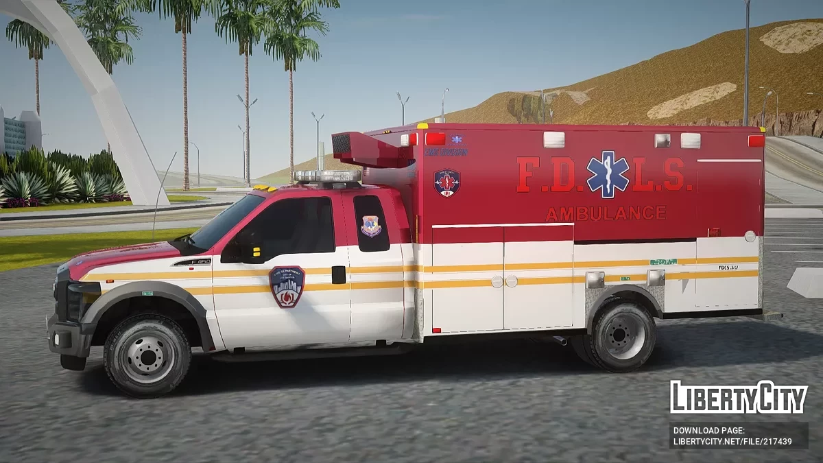 Ford F-450 Скорая помощь / GTA San Andreas