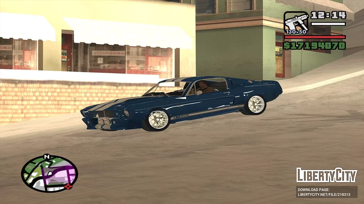 Shelby GT500 Eleanor v2.0 / GTA San Andreas