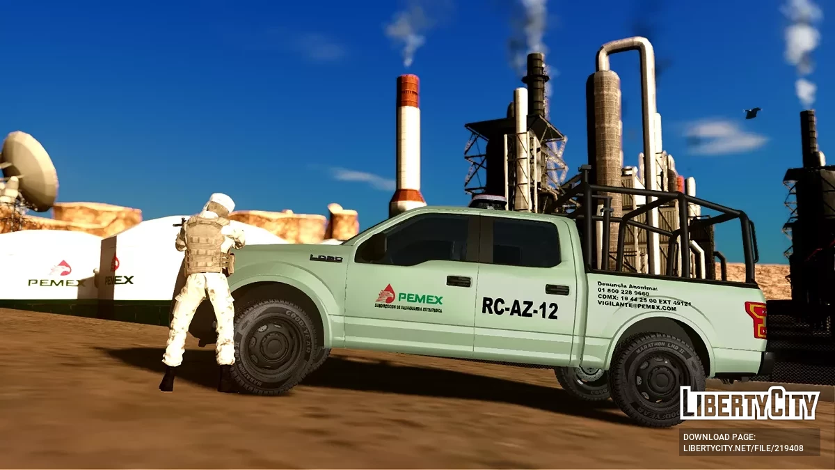 Ford F-150 2019 Seguridad Física Petróleos Mexicanos (PEMEX) / GTA San Andreas