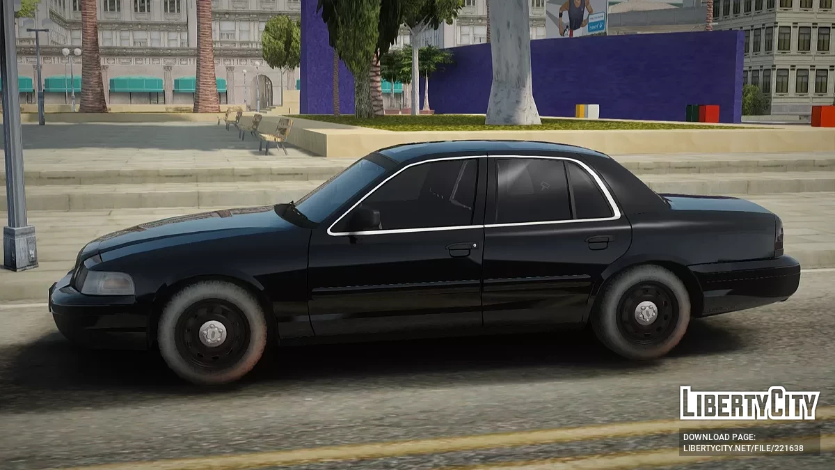 Ford Crown Victoria LAPD Central Community Police Station Unmarked / GTA San Andreas