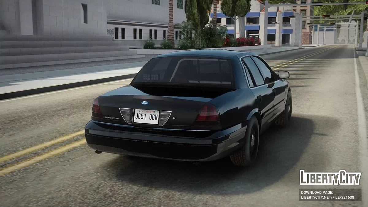 Ford Crown Victoria LAPD Central Community Police Station Unmarked / GTA San Andreas