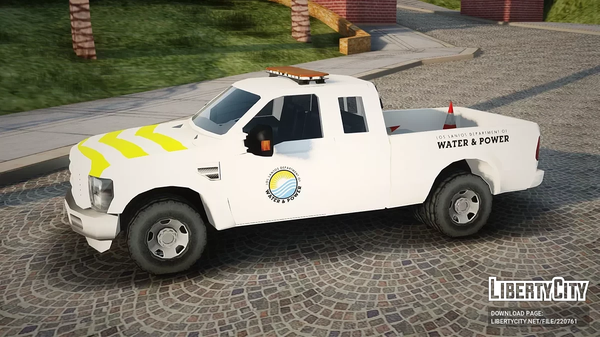 Ford F350 Los Santos Water & Power / GTA San Andreas