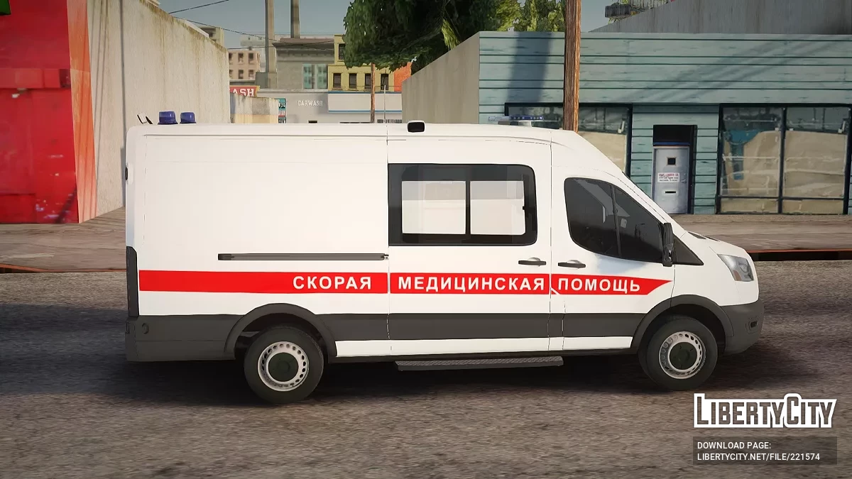 Ford Transit Скорая Медицинская Помощь / GTA San Andreas