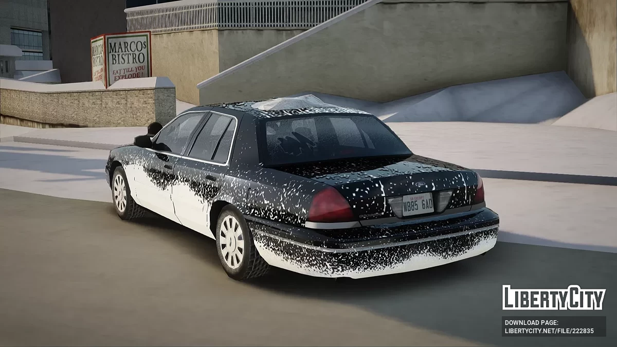 Ford Crown Unmarked Winter Edition / GTA San Andreas