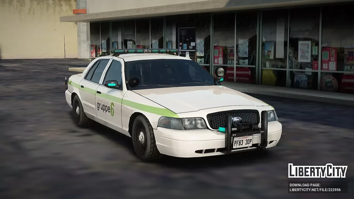 Ford Crown Victoria Gruppe 6 | Private Security Company [AVS] / GTA San Andreas