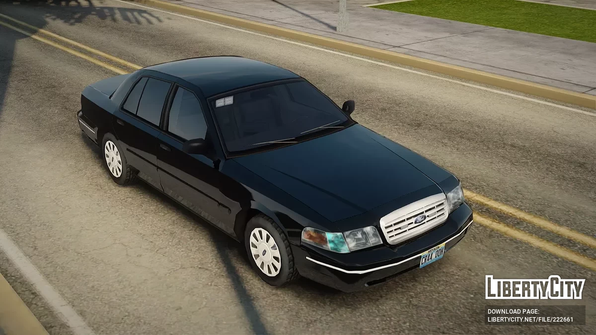 Ford Crown Victoria LVMPD Unmarked [AVS] / GTA San Andreas